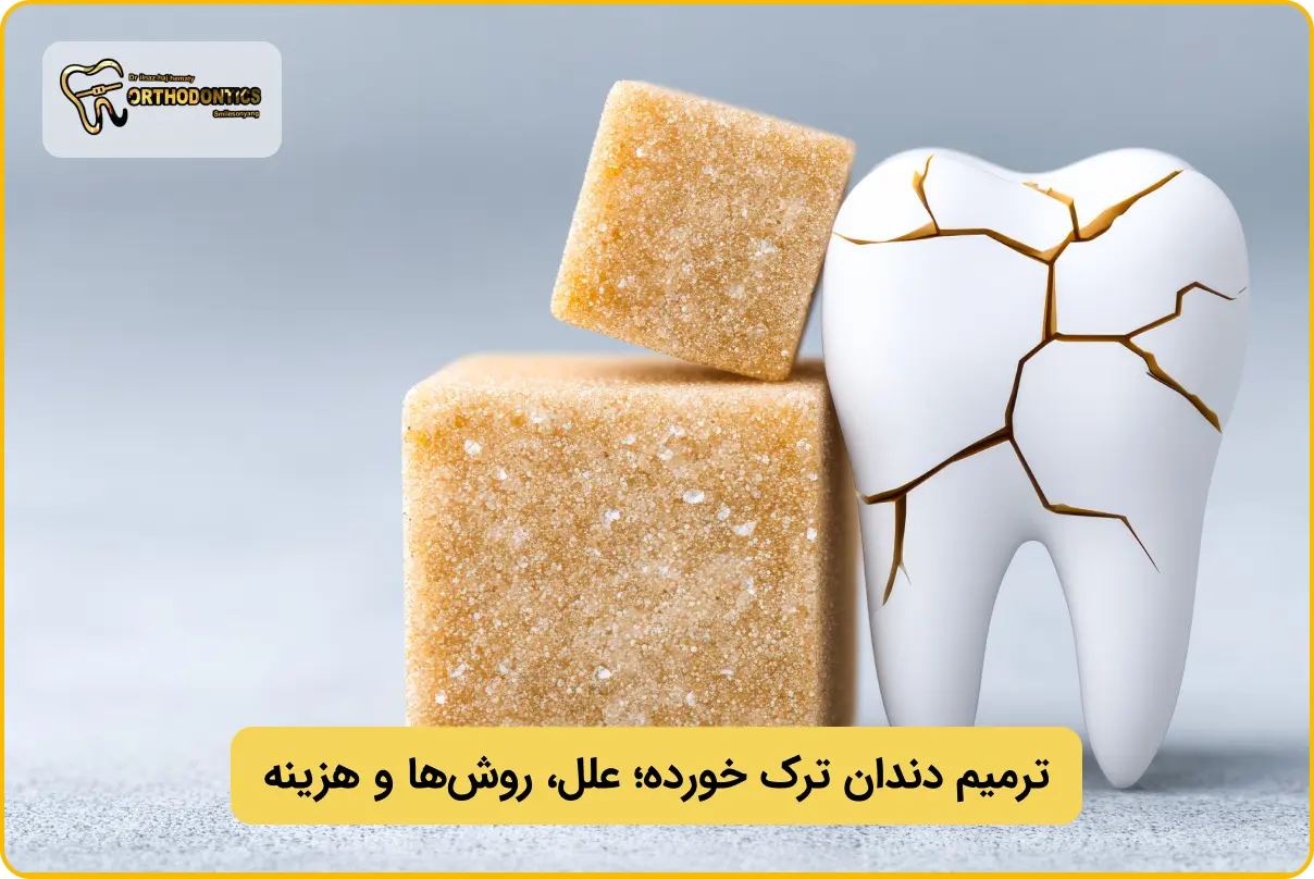 قیمت ترمیم دندان ترک خورده
