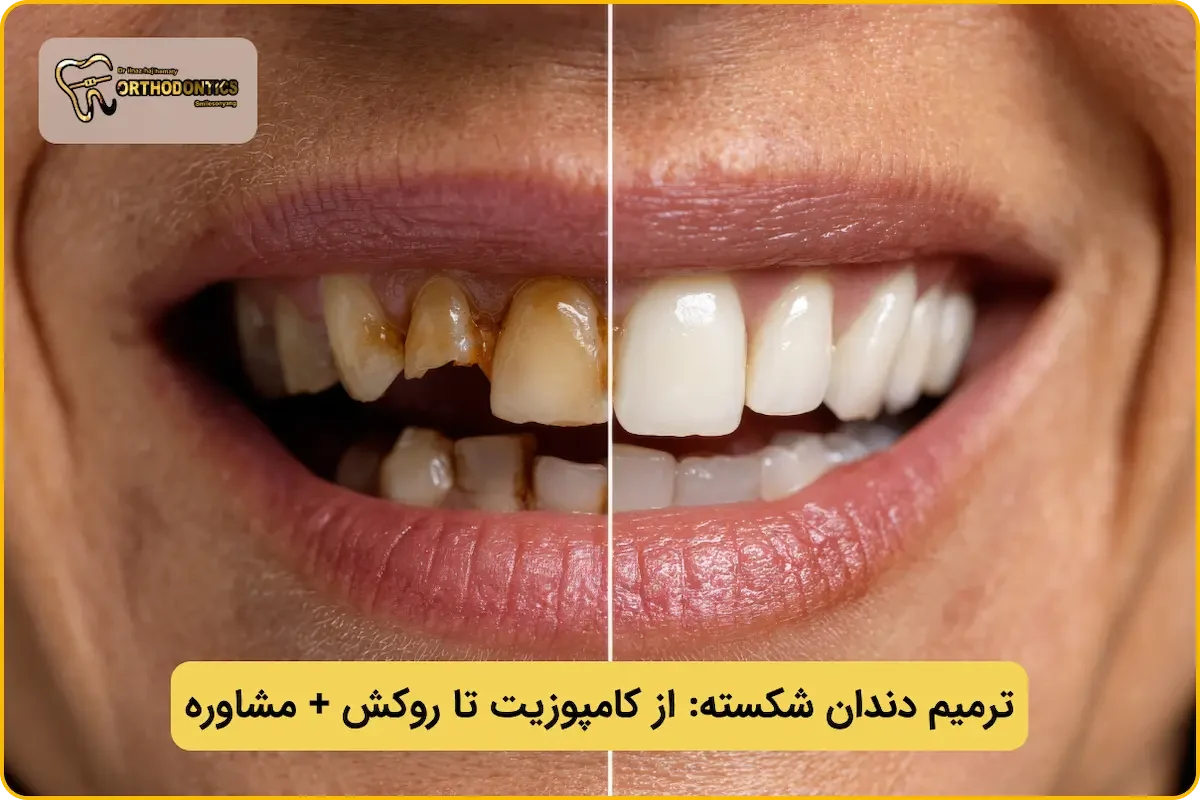 هزینه ترمیم دندان شکسته